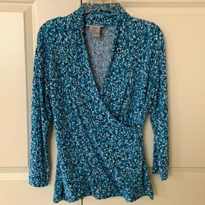 Nine West long sleeve blouse
